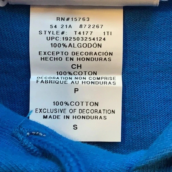 Champion Logo Hoodie Teal Blue Small - Picture 6 of 7